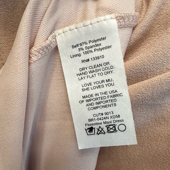 SHOW ME YOUR MUMU Florentine Maxi Dress Pink One Shoulder Women XS $188 MSRP NWT - Picture 10 of 15